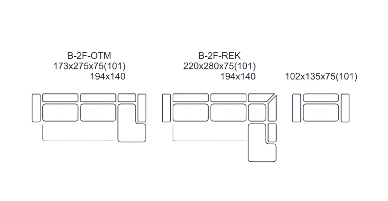 Μοντέρνος καναπές σε L