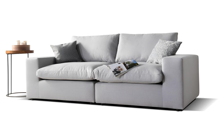 Μοντέρνος γκρι καναπές