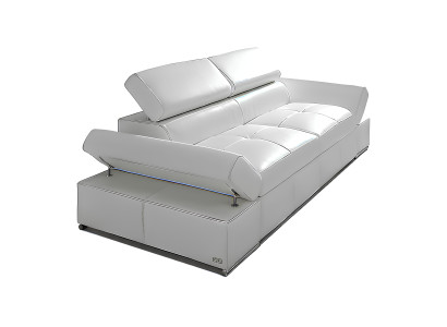 Λειτουργικός καναπές δύο θέσεων από 100% ιταλικό δέρμα