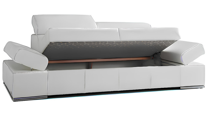 Λειτουργικός καναπές δύο θέσεων από 100% ιταλικό δέρμα