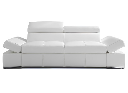 Σαλονιού σχεδιαστή για 2,5 άτομα με λειτουργία κρεβατιού από 100% νέο ιταλικό δέρμα