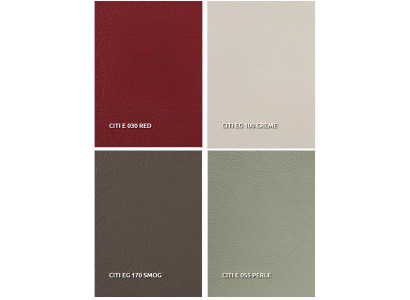 Μοντέρνος καναπές για δύο από 100% ιταλικό δέρμα