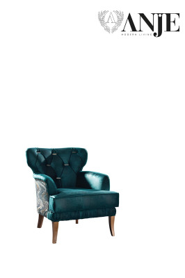 Πολυτελές καναπέ και πολυθρόνα για άνετο δωμάτιο από μοντέρνο υλικό