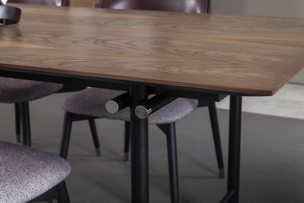 Πολυτελές τραπέζι φαγητού, πρακτικό τραπέζι, ξύλινα έπιπλα