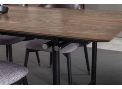 Πολυτελές τραπέζι φαγητού, πρακτικό τραπέζι, ξύλινα έπιπλα