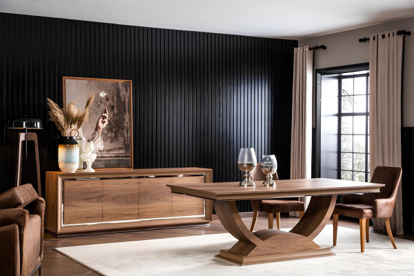 Κομψό τραπέζι φαγητού με πόδια