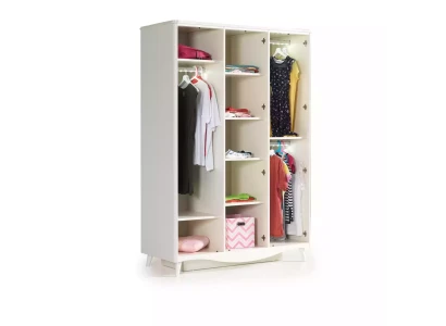 Κρεβάτι για παιδιά Chesterfield 100 cm σε γκρι ύφασμα 5 τεμαχίων