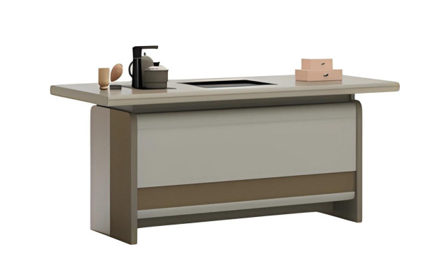 Μοντέρνο καφέ τραπέζι με πρακτικό χώρο αποθήκευσης και κομψό σχέδιο