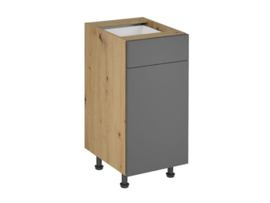 Κινητό τραπέζι κουζίνας με συρτάρια και ράφια