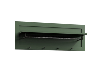 Τοίχος ντουλάπα με ράφι και πόρτα ρούχων