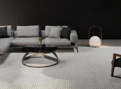 Γωνιακός καναπές με πολυθρόνα και λειτουργία - λεπτομέρειες