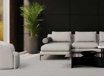 Γωνιακός καναπές με πολυθρόνα, όπου η άνεση κατοικεί