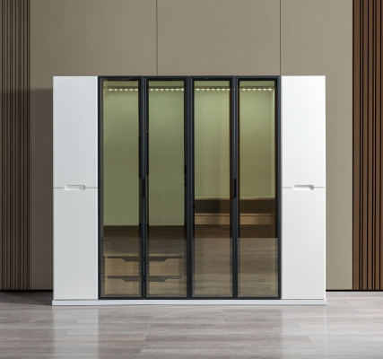 Μοντέρνα ντουλάπα 255 εκ.