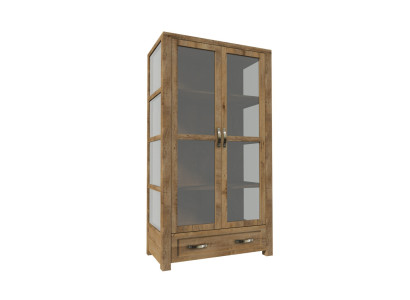 Μπουφές κουζίνας με βιτρίνα