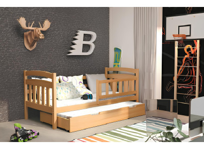 Κρεβάτι με κουκέτα LETTO A CASTELLO Κρεβάτι από μασίφ ξύλο LETTO DOPPIO Καναπέ-κρεβάτι 2 κρεβάτια Νέο KACPER2