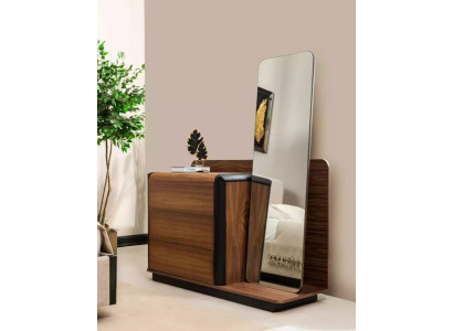 Wunderschöne moderne Kommode mit Spiegel im eleganten Braun