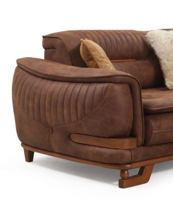 Sofagarnitur Sofa Garnitur Komplette Couchgarnitur 3+3+1 Sitzer Sessel
