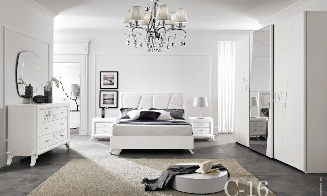 Bett Modern Betten Luxus Bettrahmen Doppel Holz Bettgestelle Schlafzimmer Weiß