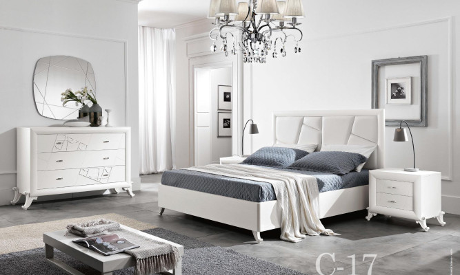 Bett Modern Betten Luxus Bettrahmen Doppel Holz Bettgestelle Schlafzimmer Weiß