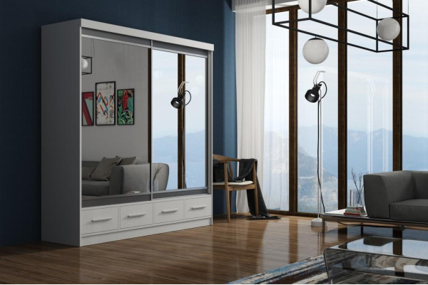 Designer Kleiderschrank Kommoden XXL mit Böden Kommodenschrank Schrank
