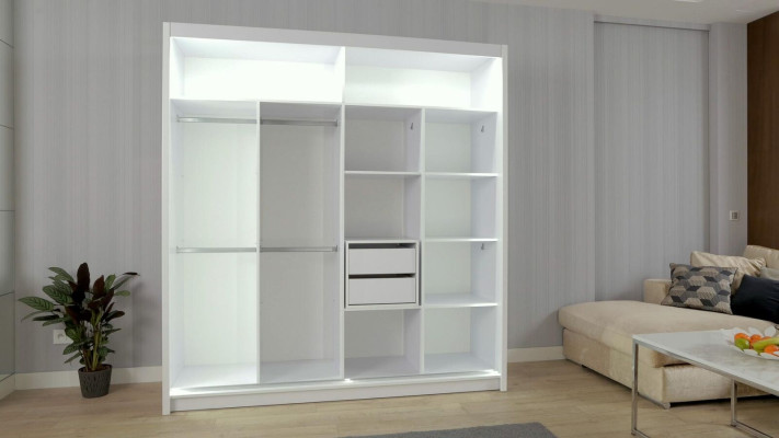 Designer Hochglanz Kleiderschränke Möbel Wohnen Holz Neu Luxus Kleider Schrank