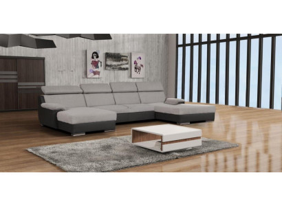 Luxus Ecksofa L-Form Möbel Polster Rosa Akro Design Textil Moderne Couch Italien
