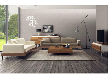 Moderner Weißer Zweisitzer Luxus Wohnzimmermöbel Couch Sitzmöbel Neu