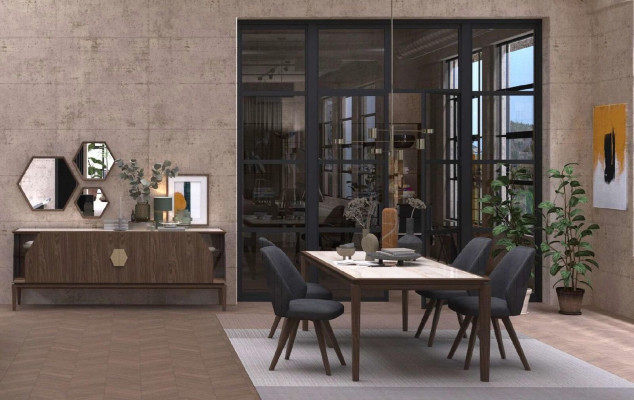 Esszimmer Küchentisch Luxus Echtholzmöbel Moderne Einrichtungsmöbel