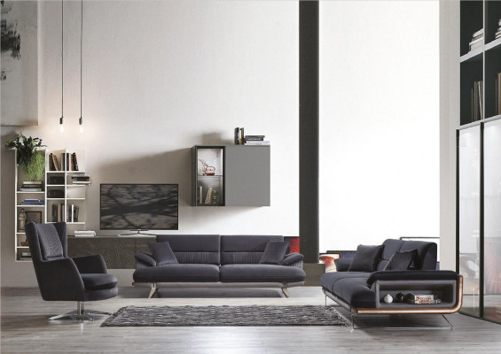 Sofagarnitur 331 Sitzer Sofas Sessel Sitz Garnitur Stoff Wohnzimmer