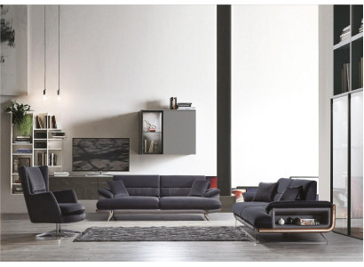 Sofagarnitur 331 Sitzer Sofas Sessel Sitz Garnitur Stoff Wohnzimmer