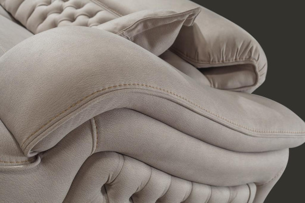 Sofagarnitur 3+1 Sitzer Luxus Sofa Sofas Sessel Leder Garnitur Luxus Set