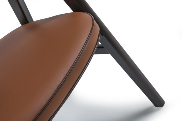 Esszimmer Stuhl mit Armlehnen Schwarz Holzstuhl Neu Möbel Design Sitz