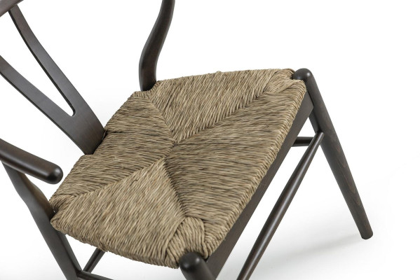 Braun Stuhl Möbel Sitz Modern Design Esszimmer Einrichtung Polster Neu