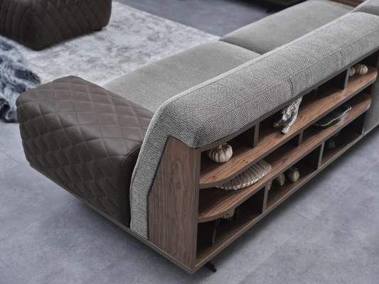 Modern Sofagarnitur 3tlg 2x Sofa Dreisitzer Sessel Polstermöbel Wohnzimmer