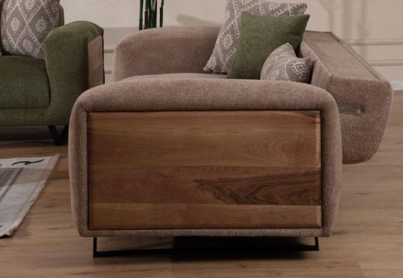 Stilvolle Wohnzimmer Sitzmöbel Designer Sofagarnitur Viersitzer Sessel