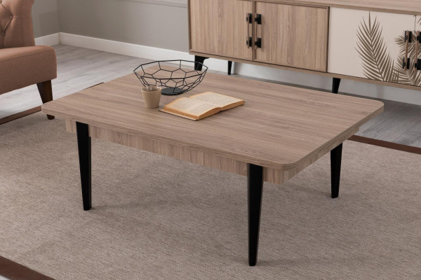 Moderne Wohnzimmer Garnitur TV-Schrank Luxuriöser Couchtisch Holz Möbel