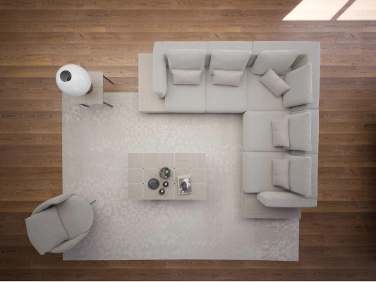 Design Ecksofa L-Form Polstermöbel Luxus Wohnzimmer Couchtisch Einrichtung