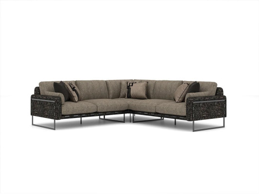  Luxus Design Ecksofa L-Form Couch Wohnzimmer Eck Garnitur Einrichtung