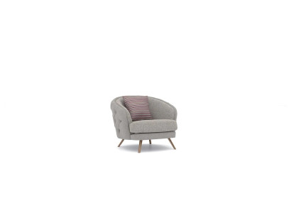  Sessel Chesterfield Wohnzimmer Grau Polstersessel Designer Einrichtung