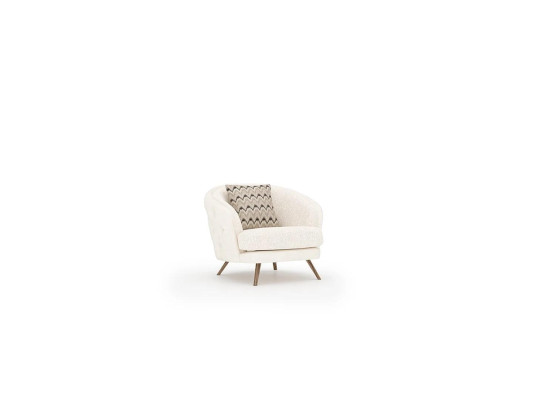  Modern Polster Sessel Textil Wohnzimmer Einrichtung Luxus Design Sitzer