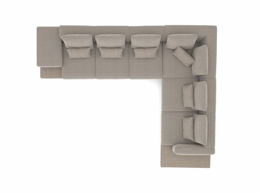 Polstermöbel Grau Sofa Couch L-Form Design Ecksofa Neu Wohnzimmer Couchtisch