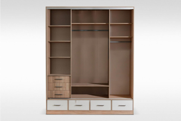 Schlafzimmerschrank Schrank Aktenschrank Bücherschrank 2-türig Kleiderschrank