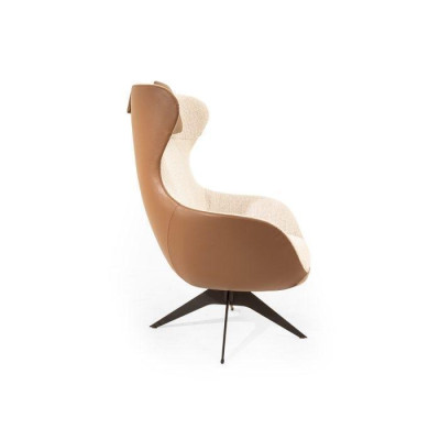  Luxuriöser gepolsterter Sessel in Beige für das Wohnzimmer Perfekte