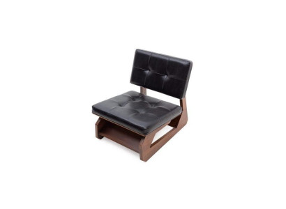  Sessel Modern Holz Design Wohnzimmer Möbel Schwarz farbe Luxus Stil