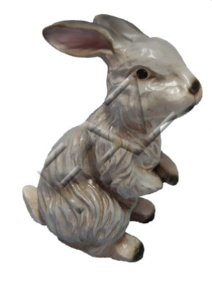 Design Hase Figur Garten Statue Skulptur Figuren Skulpturen Dekoration Neu c89