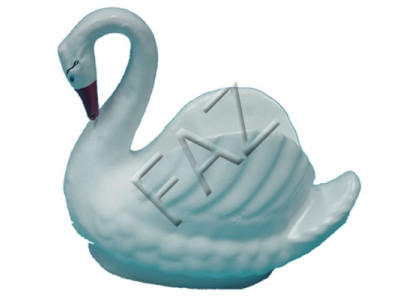Design Vase Blumen Vasen Deko Töpfe Dekoration Deko Figur Statue Schwan tier Neu