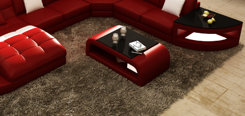 Design couchtisch glastisch tische polster tisch wohnzimmer möbel beistell