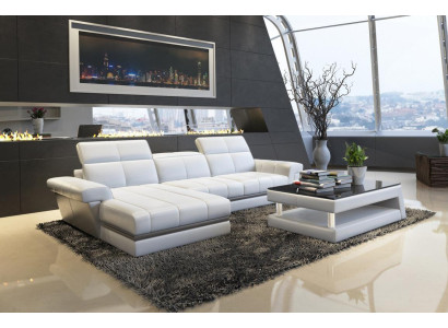 Ledersofa Sofa Couch Polster Wohnlandschaft Designer Ledersofa L Form