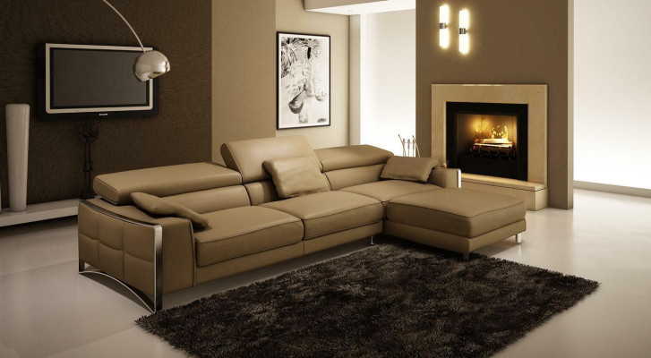 Design Ecken XXL Big Polster Eck Sofa Couch Leder Sofas Garnitur