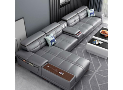 Ecksofas Ecksofa L-form Polster Sofa Sofas Relax Sitz Möbel Wohnlandschaft Couch
